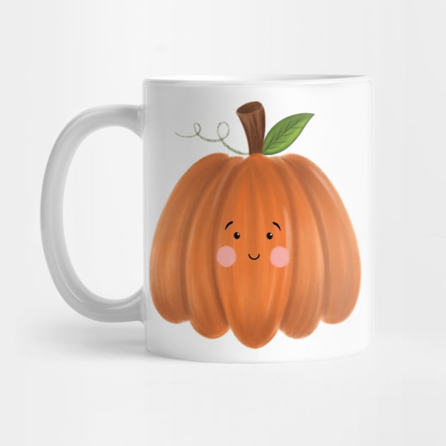 Cute Pumpkin by The Pretty Pink Studio